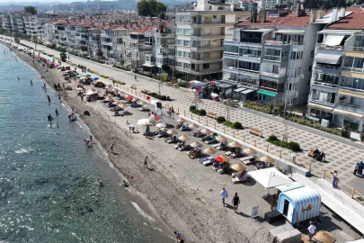 Mudanya’da Plajlar Ful Çekiyor...