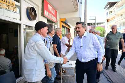 Yıldırım Belediye Başkanı Oktay Yılmaz, Çiçek Caddesinde Esnaf Ziyareti...