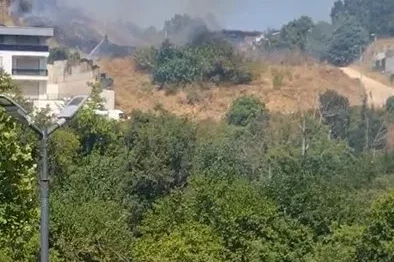 Otluk alanda çıkan yangın hızlı müdahale ile söndürüldü

