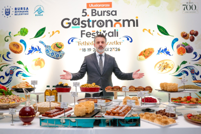 Uluslararası 5. Bursa Gastronomi Festivalinin Mottosu  "Fetheden Lezzetler"