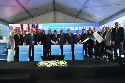 Cumhurbaşkanı Yardımcısı Cevdet Yılmaz tarafından TEKNOSAB Lojistik Park’ın Temeli Atıldı