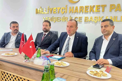 MHP Bursa teşkilatı Yenişehir’de birlik beraberlik mesajı verdi
