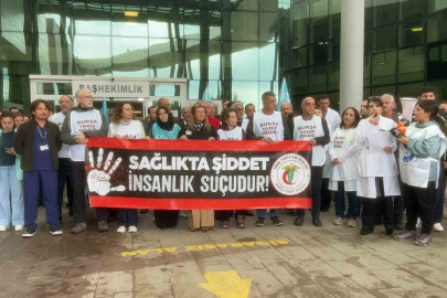 Mudanya’da sağlık çalışanına yönelik şiddete tepki
