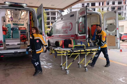12 yaşındaki çocuk merdiven boşluğuna düştü
